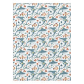 Moderne haaien Naadloze Patroon Verjaardag Kindere Tafelkleed (Voorkant)