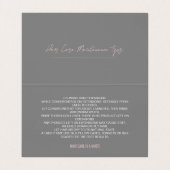 Moderne Haar/Wig/bundels gevouwen onderhoudskaart Visitekaartje (Binnenkant ongevouwen)