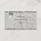 Moderne haarstudio visitekaartje (Achterkant)