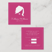 Moderne Haarstylist met benoeming Afsprakenkaartje (Voorkant / Achterkant)