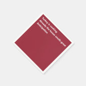 Moderne Haiku Gedicht Minimal Bourgondische Thanks Servet (Hoek)