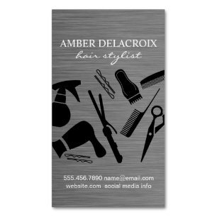 Moderne Hair Stylist   kapper Magnetisch Visitekaartje