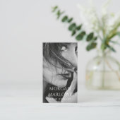 Moderne Hair Stylist Professionele Foto Visitekaartje (Staand voorkant)