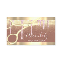 Moderne Hairdresser-schaar zorgt voor gouden Roos