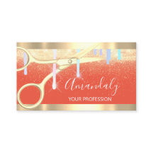 Moderne Hairdresser-schaar zorgt voor goudkoraal