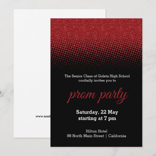 Moderne Halftint Kaart (Voorkant / Achterkant)