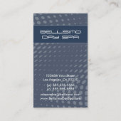 Moderne Halftone Stippen Aangepaste Visitekaartjes (Achterkant)