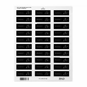 Moderne 'Hallo 30' retouradreslabel Etiket (Full Sheet)