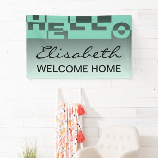 Moderne HALLO Banner + je rug. en ideeën (Insitu)