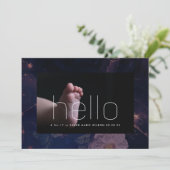 moderne hallo foto donker paars lijst (Staand voorkant)