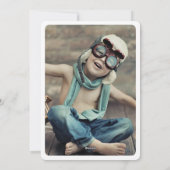 Moderne Hallo nieuwjaarsdag 2-fotokaart Feestdagenkaart (Achterkant)