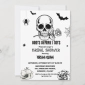 Moderne Halloween Boos Voor I Dos Vrijgezellenfees Kaart (Voorkant)