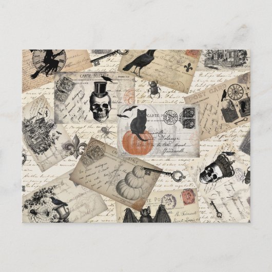 Moderne  halloween briefkaarten (Voorkant)