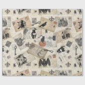 Moderne  halloween briefkaarten cadeaupapier (Vlak)