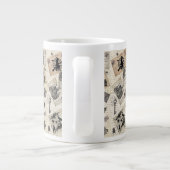 Moderne  halloween briefkaarten grote koffiekop (Achterkant)