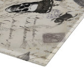 Moderne  halloween briefkaarten snijplank (Hoek)