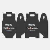 Moderne Halloween Favor Doos – Persoonlijk Bedankdoosjes (Ongevouwen)
