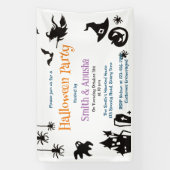 Moderne Halloween-feestbanner voor volwassenen – E Spandoek (Verticaal)