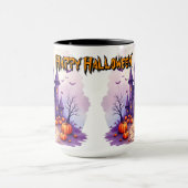 Moderne Halloween Griezelen Cute Collectie Mok (Midden)