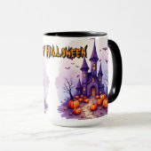 Moderne Halloween Griezelen Cute Collectie Mok (Voorkant rechts)
