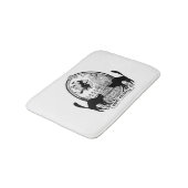 moderne  Halloween heks en katten Badmat (Gekanteld)
