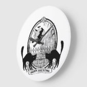 moderne  Halloween-heks Grote Klok (Hoek)