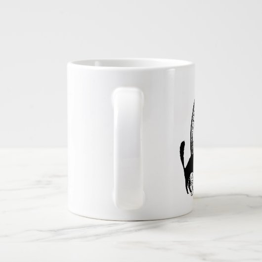 moderne  Halloween heks Grote Koffiekop (Achterkant)