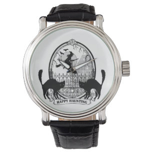 moderne  Halloween heks Horloge