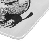 moderne  Halloween-heks Snijplank (Hoek)