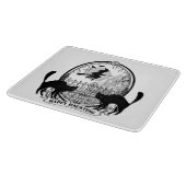 moderne  Halloween-heks Snijplank (Hoek)