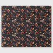 Moderne Halloween herfstbladeren Cadeaupapier (Vlak)