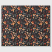 Moderne Halloween herfstbladeren Cadeaupapier (Vlak)