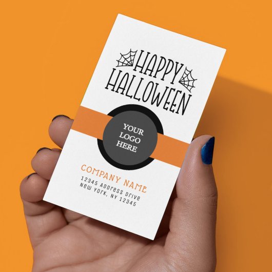 Moderne Halloween kortingscode Visitekaartjes