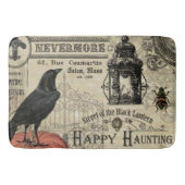 moderne  halloween kraai en pompoen badmat (Voorkant)