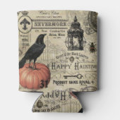 MODERNE HALLOWEEN KRAAI EN POMPOEN BLIKJESKOELER (Achterkant)