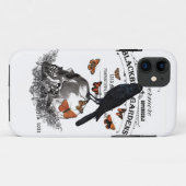 moderne  halloween kraai en schedel Case-Mate iPhone case (Achterkant (horizontaal))
