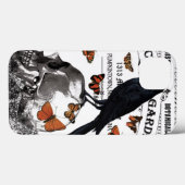 moderne halloween kraai en schedel Case-Mate iPhone case (Achterkant (horizontaal))