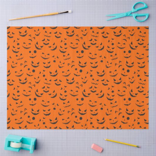Moderne  Halloween Oranje pompoen Tissuepapier (Craft)