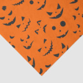 Moderne  Halloween Oranje pompoen Tissuepapier (Detail)