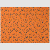 Moderne  Halloween Oranje pompoen Tissuepapier (Voorkant)
