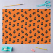 Moderne  Halloween Oranje schedel Tissuepapier (Craft)