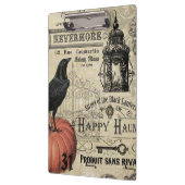 moderne  halloween pompoen en kraai klembord (Links)