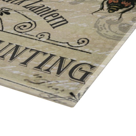 moderne halloween pompoen en kraai snijplank (Hoek)