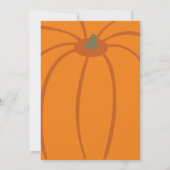 Moderne Halloween Pompoen Smash Feest Uitnodiging (Achterkant)