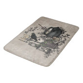 Moderne  halloween schedel badmat (Gekanteld)