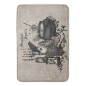 Moderne  halloween schedel badmat (Voorkant Verticaal)