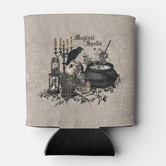 Moderne  Halloween schedel Blikjeskoeler (Achterkant)