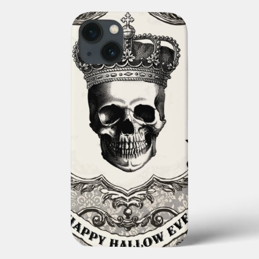 Moderne halloween schedel Case-Mate iPhone case (Achterkant)