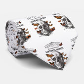 moderne Halloween schedel en vlinders Stropdas (Opgerold)