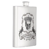 Moderne Halloween schedel met kroon Flacon (Rechts)